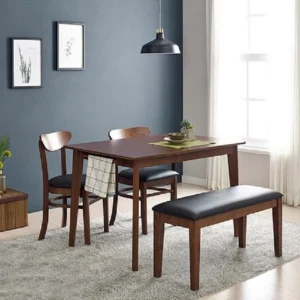Bộ Bàn Ăn Han’s Furniture Viva B2C – Màu Nâu
